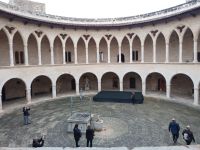 Der Innenhof im Castello Bellver in Palma de Mallorca
