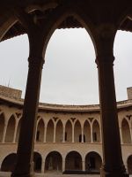 Der Innenhof im Castello Bellver in Palma de Mallorca
