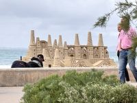 Sandburg am Beach von Can Pastilla