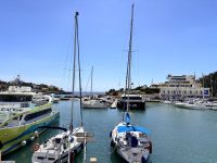 Porto Christo, mit Katamaran von Tennisstar Nadal