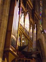 Lichtspiel an der Orgel