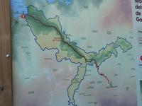 Plan der Paradiesschlucht in Sa Calobra