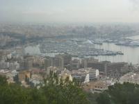 Schloß Bellver Blick auf den Hafen