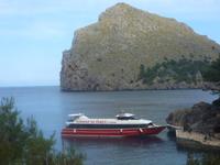 unser Schiff von Port Soller nach Sa Calobra