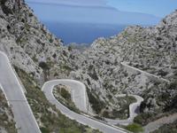 Die Serpentinen nach Sa Calobra