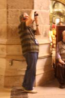 Herr Thomas in der Kathedrale von Palma