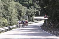 Radfahrer im Tramuntana-Gebirge