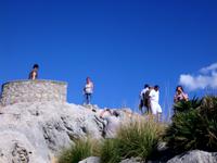 Schnappschüsse auf dem Aussichtsfelsen