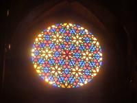 Kathedrale Palma Glasrosette