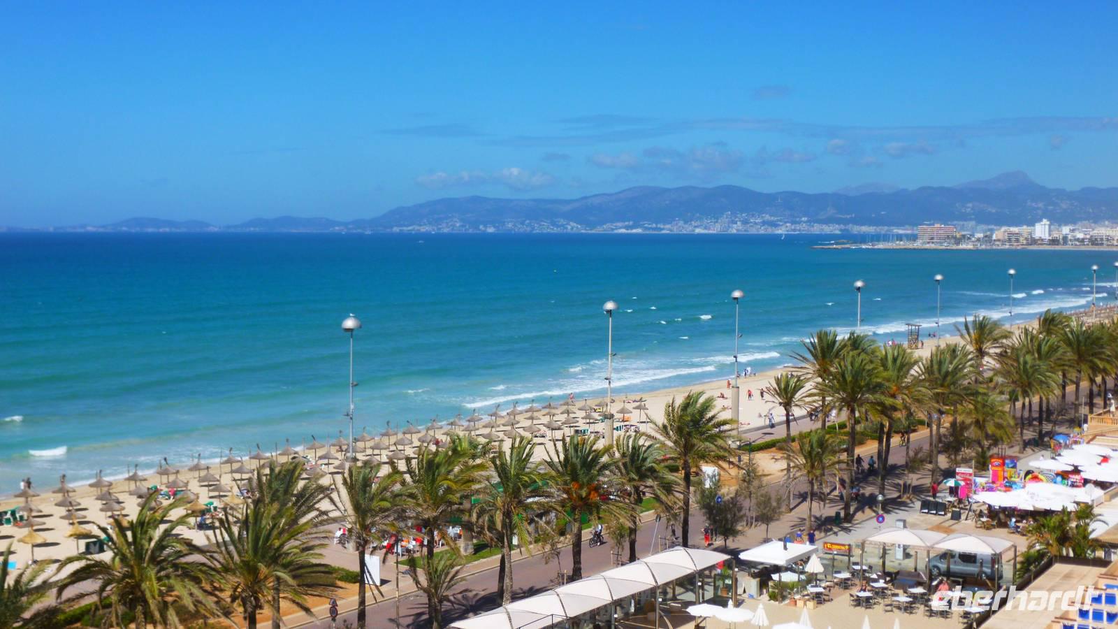 Blick vom Hotelbalkon Hotel 