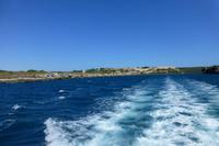 072-Yellow Catamaran - Hafenrundfahrt in Mahón - Lazarettinsel