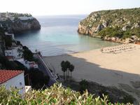 Blick auf die Bucht von Cala en Porter