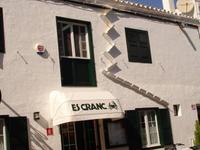 Fornells - Regenabfluss am Haus