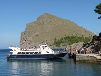 Schiffvekehr in der Bucht von Sa Calobra