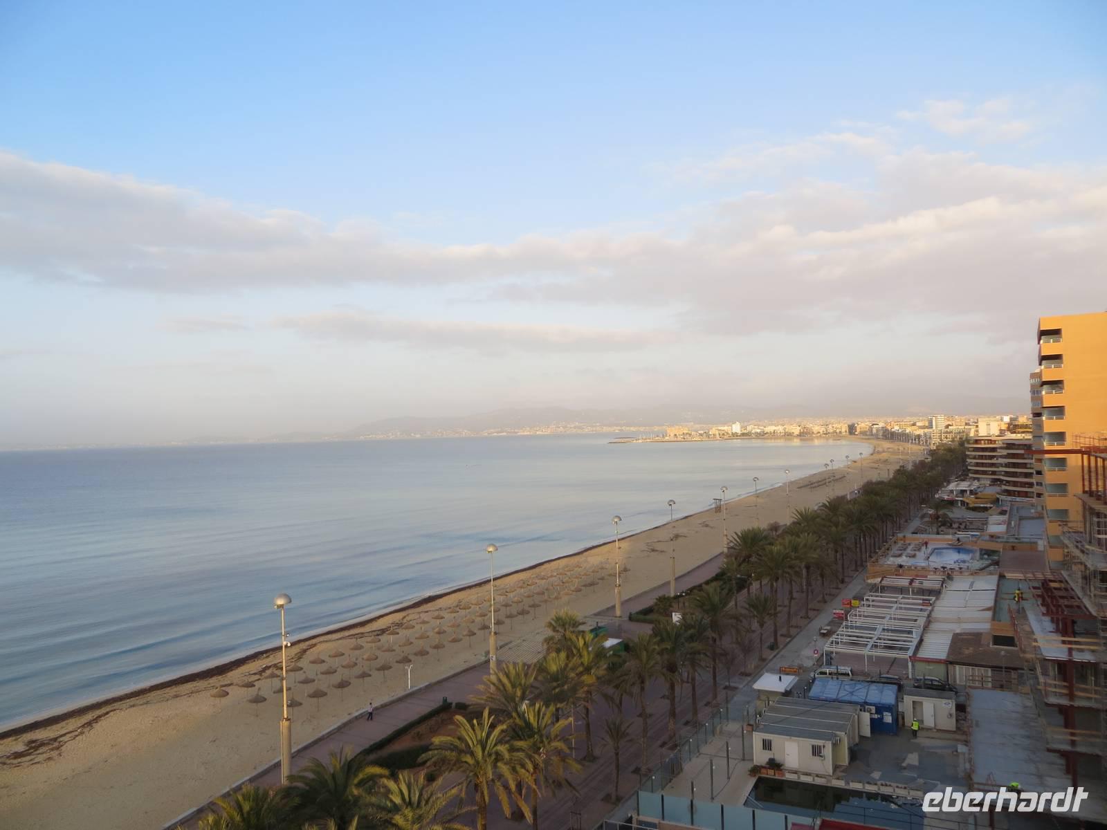 Blick in die Bucht von Palma de Mallorca
