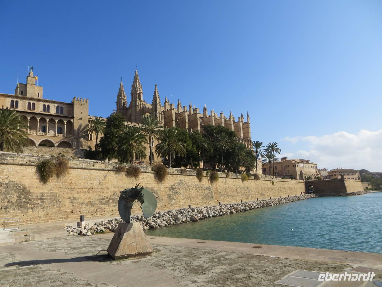 Blick zur Kathedrale von Palma