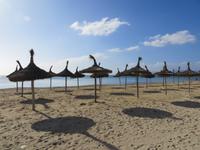 Am Strand gegenüber dem Hotel Gran Fiesta