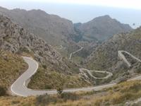 Serpentinen Tramuntana Gebirge