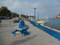 Fischernetze im Hafen von Port d´Andratx