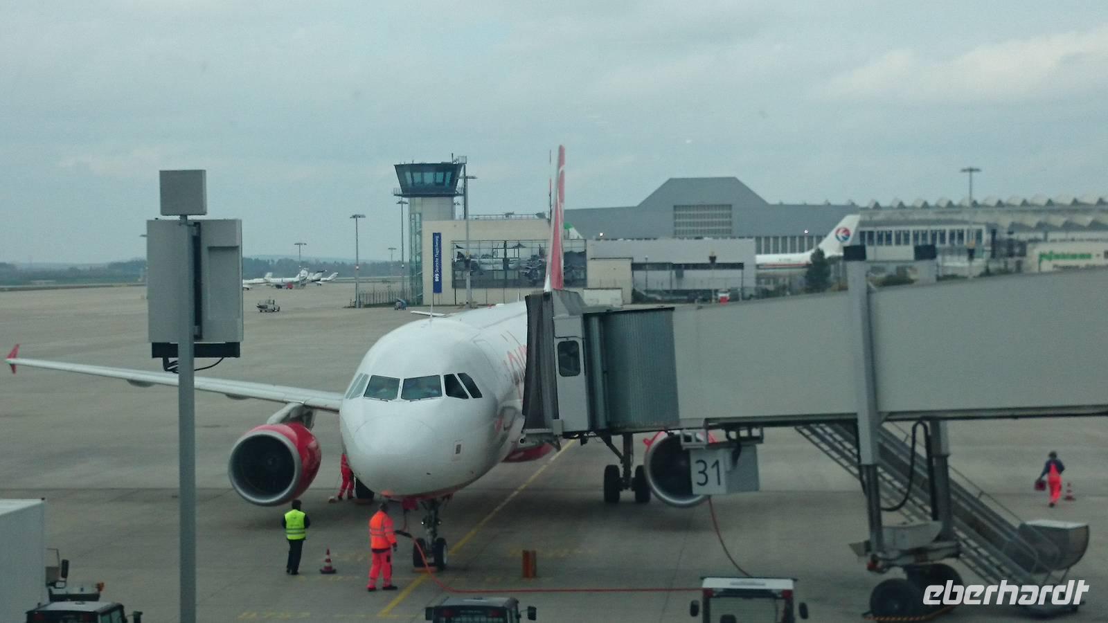 Start am Flughafen Dresden