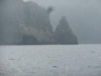 Etwas newölkt auf der Fahrt, aber nicht schlimm entlang der mallorcinischen Steilküste