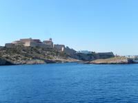 Festung Ibiza von See