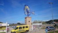Altes Wasserpumpwerk nahe Playa de Palma