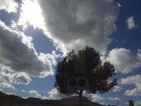 Ein Wolkentheater - vom Bus - Mallorca