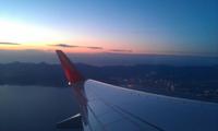 Rückflug mit letzten Blick auf Palma