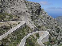 dieSerpentinenstraße nach Sa Calobra
