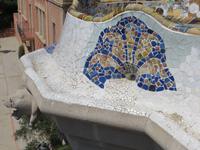 Bankdetail im Park Güell