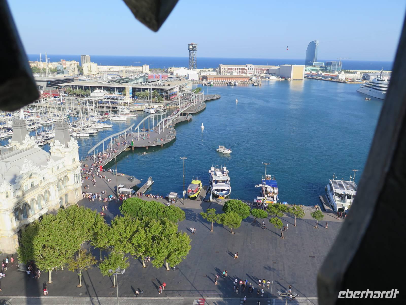 Barcelona_Blick von der Colom Columbus