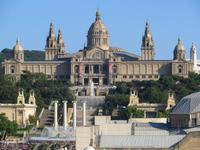 Barcelona, Nationalmuseum vom Hotel Catalunya Plaza
