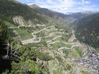 auffahrt zum Col de Ordino