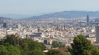 Aussicht auf Barcelona von Montjuic