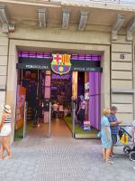Eingang zum Bacelona-Fangeschäft in der Passeig de Gràcia