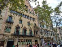 Modernismus Häserblock in der Passeig de Gràcia  - Haus Amatller und Haus Batlló