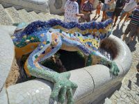 Gaudis Salamander im Park Güell