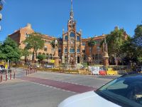 Eingangsgebäude des großen Hospitals von Barcelona