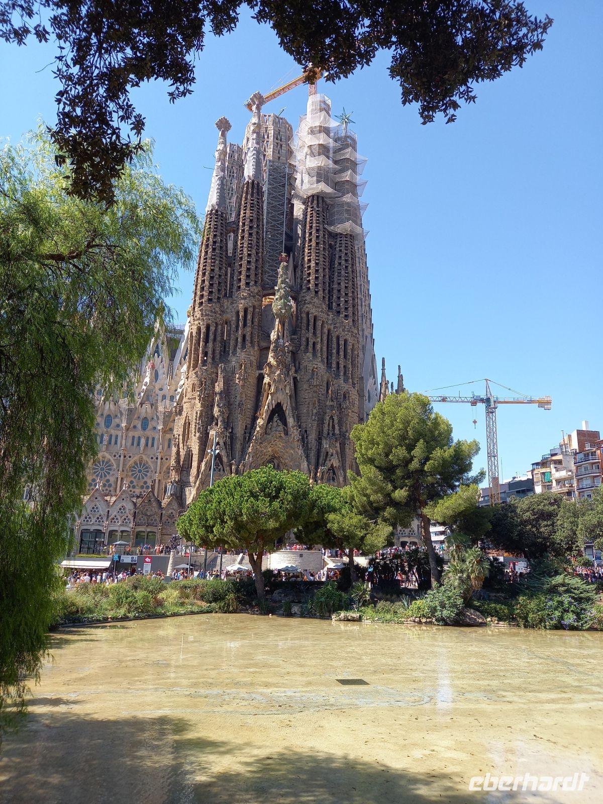 Blick zur Sagrada Familia