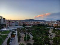 Blick auf Barcelona vom Dach der alten Stierkampfarena