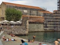 Teil der Wehrkirche Notre-Dame-des-Anges in Collioure