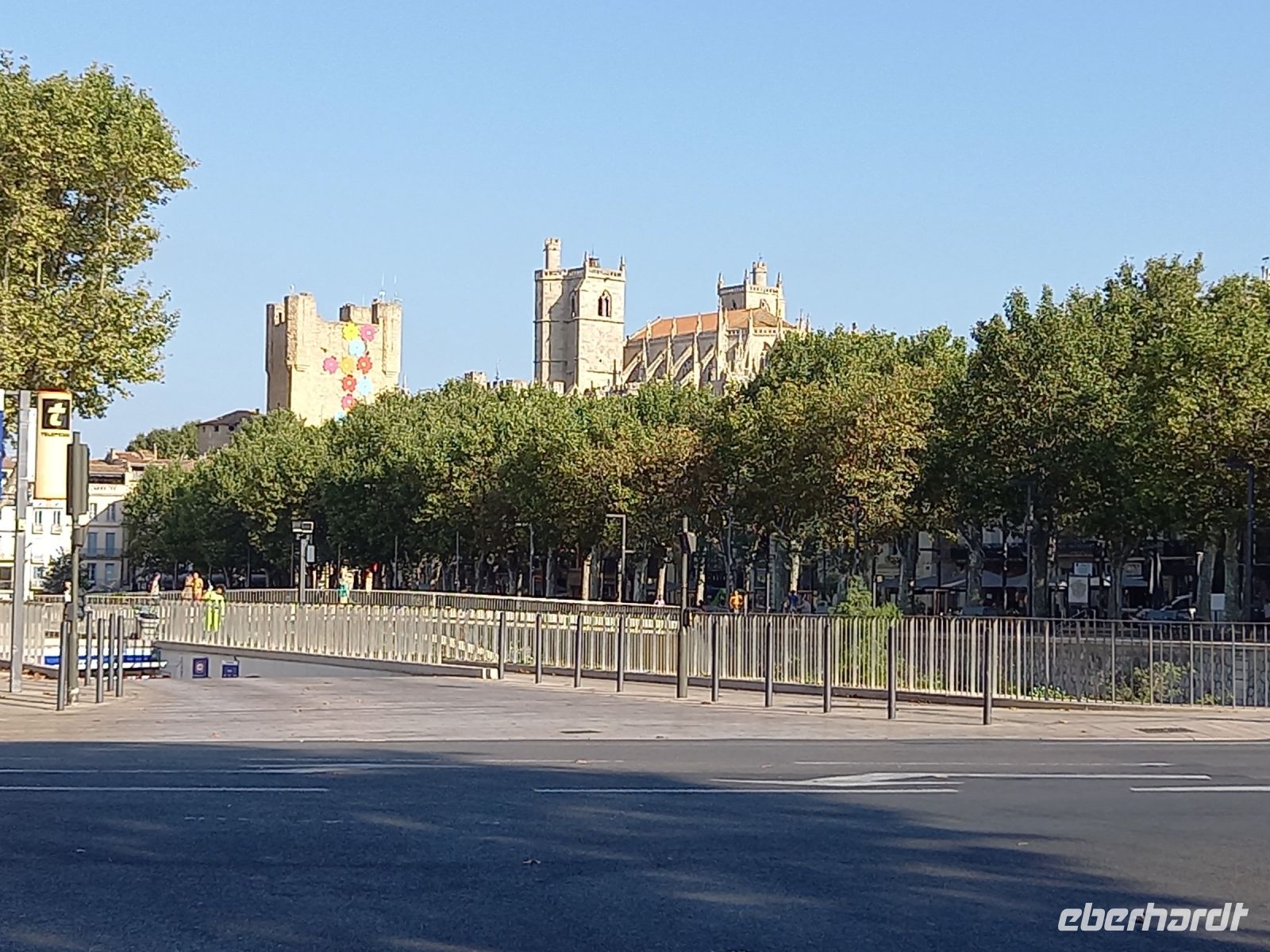 Narbonne - Blick auf Erzbischofspalast und Kathedrale