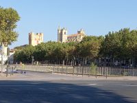 Narbonne - Blick auf Erzbischofspalast und Kathedrale
