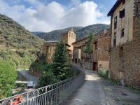 romantische Aussicht auf die Kirche