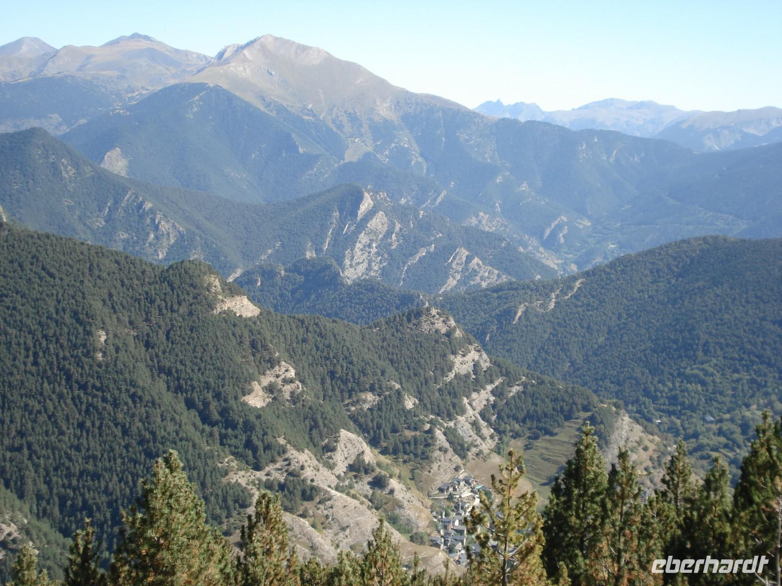 An der spanisch-andorranischen Grenze