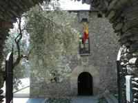 Eingang des Parlamentsgebäudes in Andorra-la-Vella