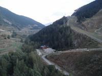 Auffahrt bzw. Aufstieg zum höchsten Golfplatz Europas (Soldeu)