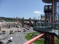 Blick von der Arena auf das Ausstellungsgelände