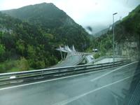 Tunnel de dos Vallires. Einfahrt